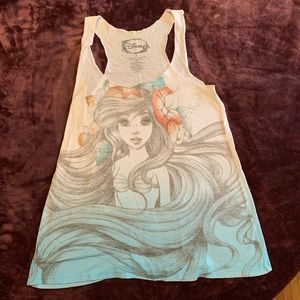 Little mermaid Disney women’s tank
